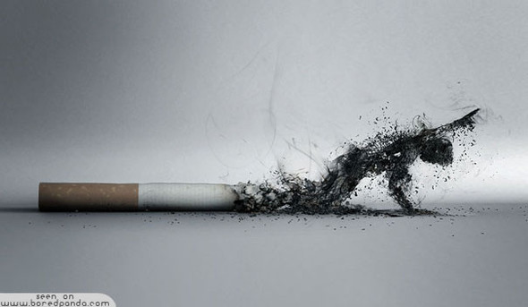 Социальная реклама о вреде курения